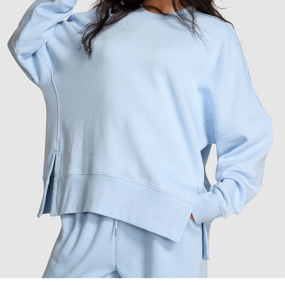 Victoria's Secret Light Blue oversized sweat SET